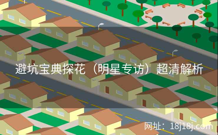 避坑宝典探花(明星专访)超清解析 避坑宝典探花(明星专访)超清解析