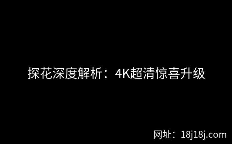 探花深度解析:4K超清惊喜升级 探花深度解析:4K超清惊喜升级