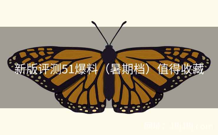 新版评测51爆料(暑期档)值得收藏 新版评测51爆料(暑期档)值得收藏