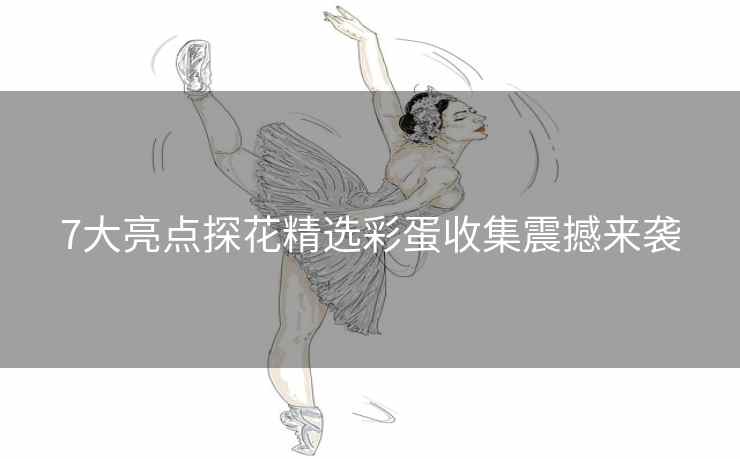 7大亮点探花精选彩蛋收集震撼来袭